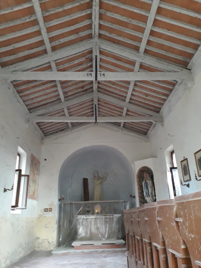 Restauro della copertura di una chiesetta del 1474 a San Bernardino, Vigasio (VR)
